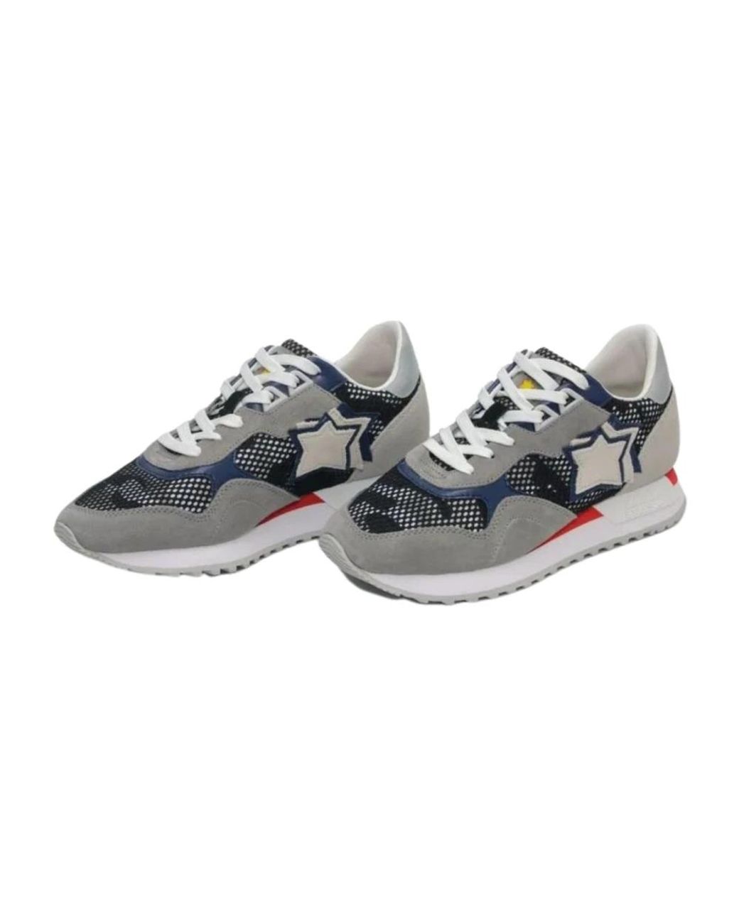 Atlantic Stars Gray Sneakers for men