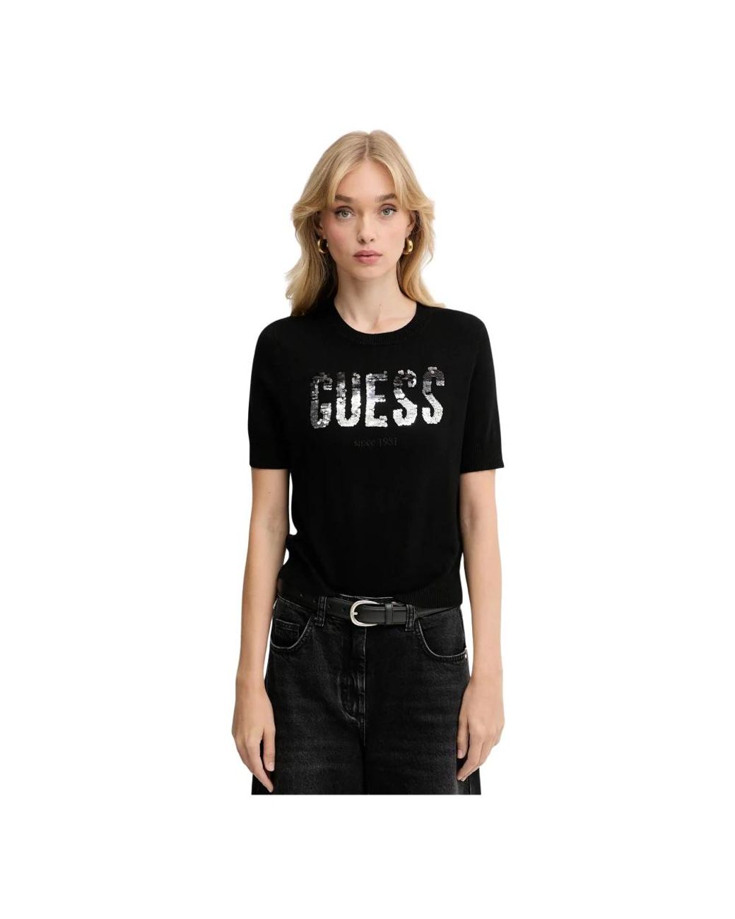 Guess Layla T-Shirt in het Black