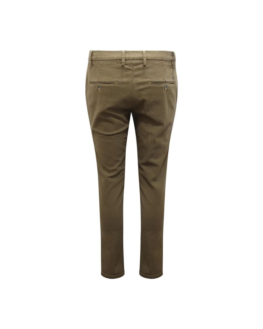 Mason's Green Slim-Fit Trousers for men