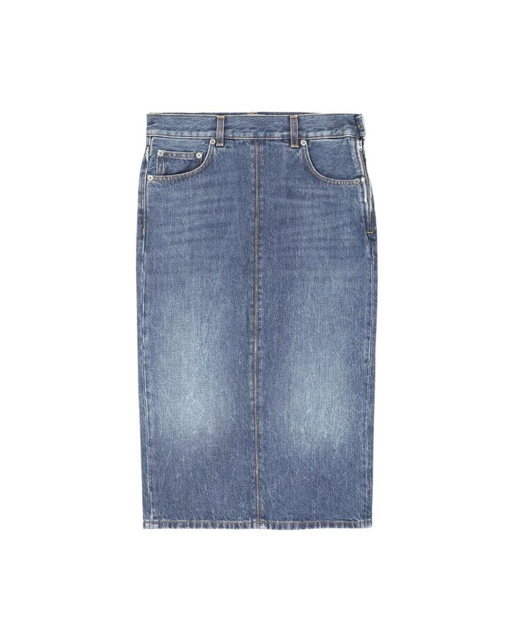 Haikure Blue Denim Skirts