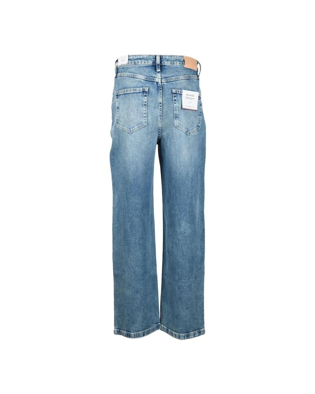 Tommy Hilfiger Blue Straight Fit Jeans