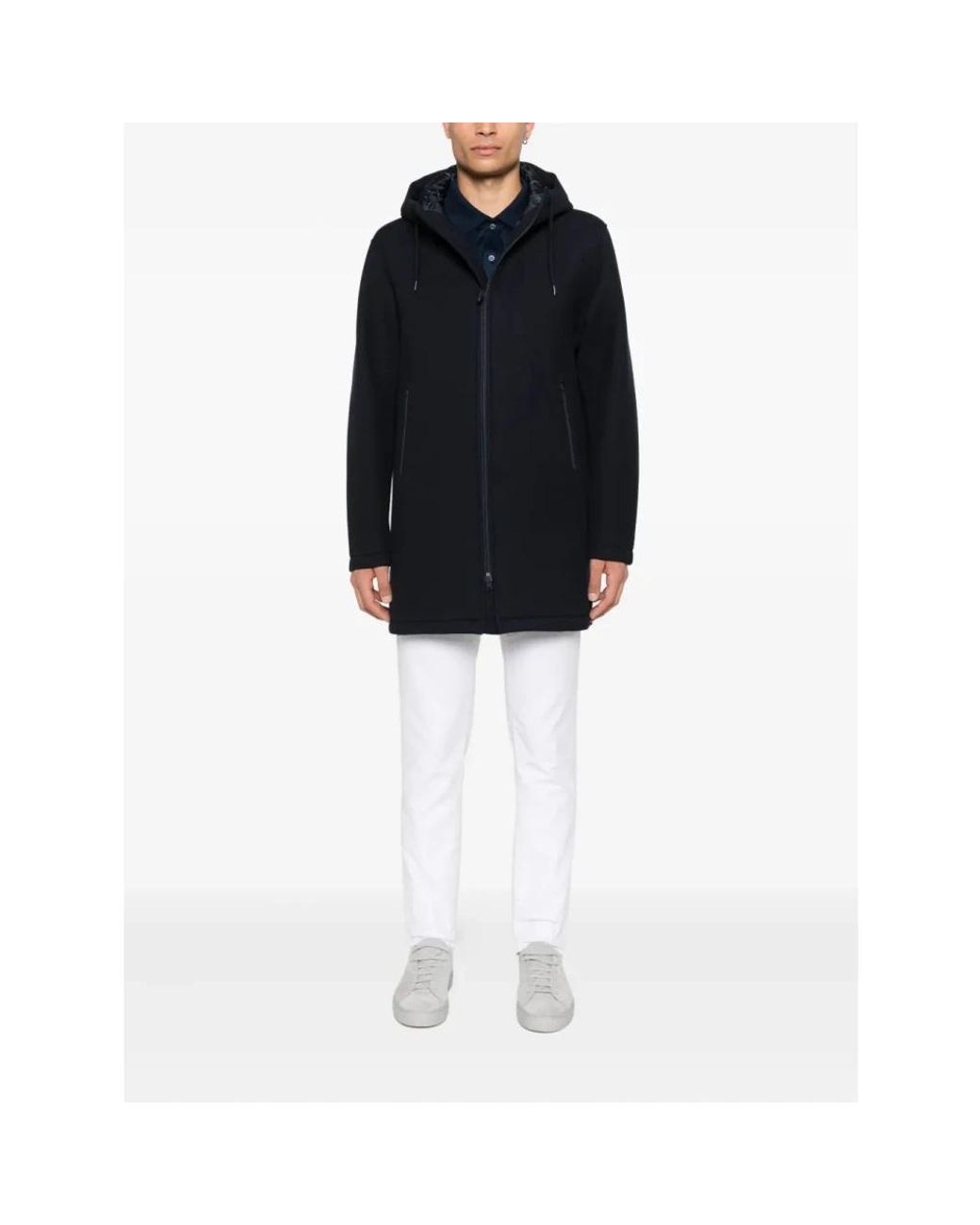 Herno Black Winter Jackets for men