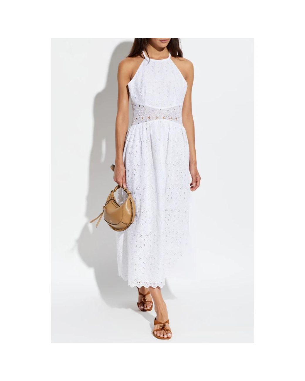 Midi Dresses FRAME de color White