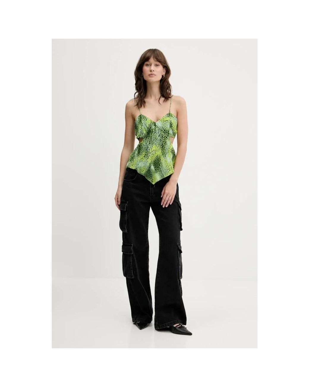 Sleeveless Tops IRO de color Green
