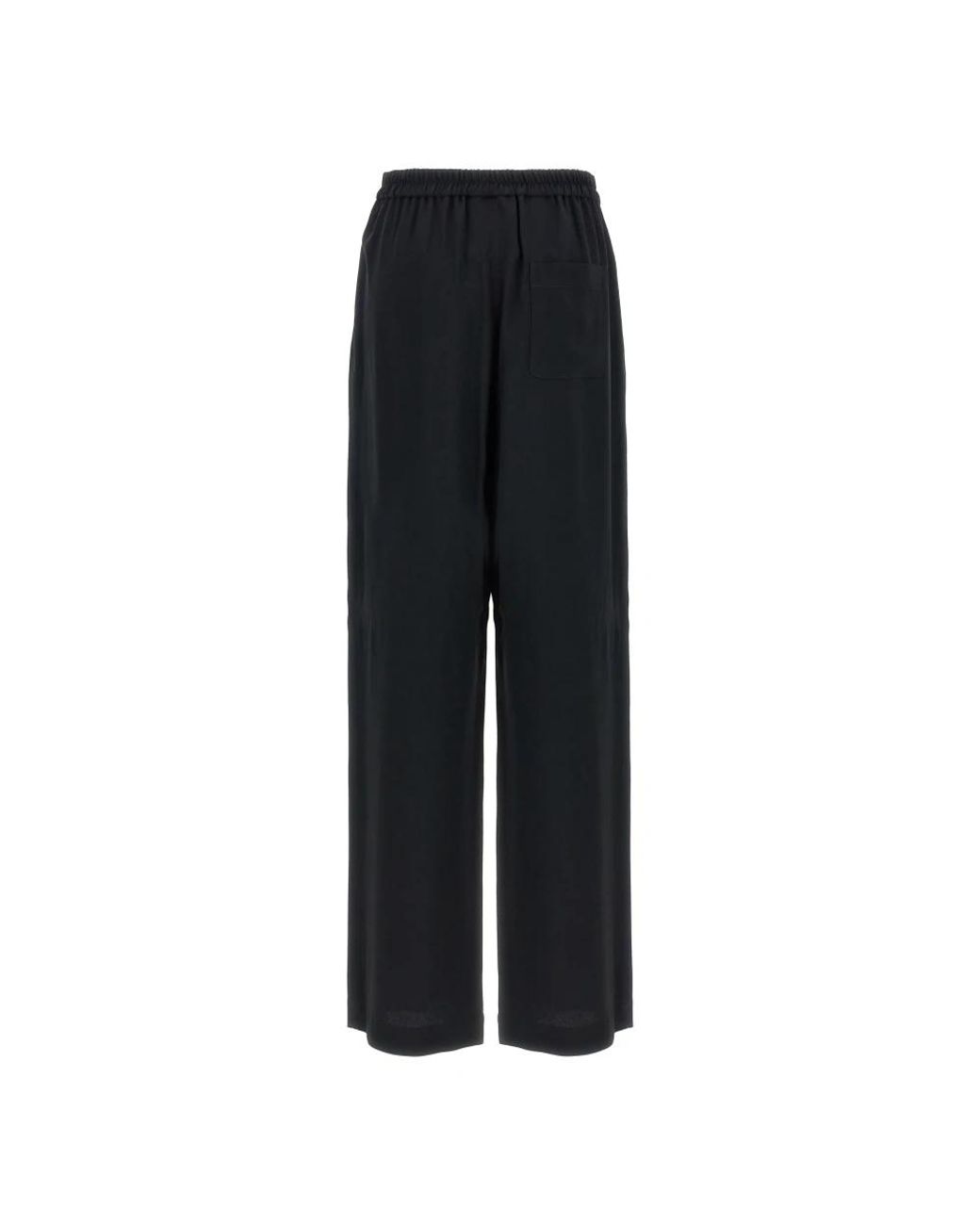 Moschino Black Wide Trousers