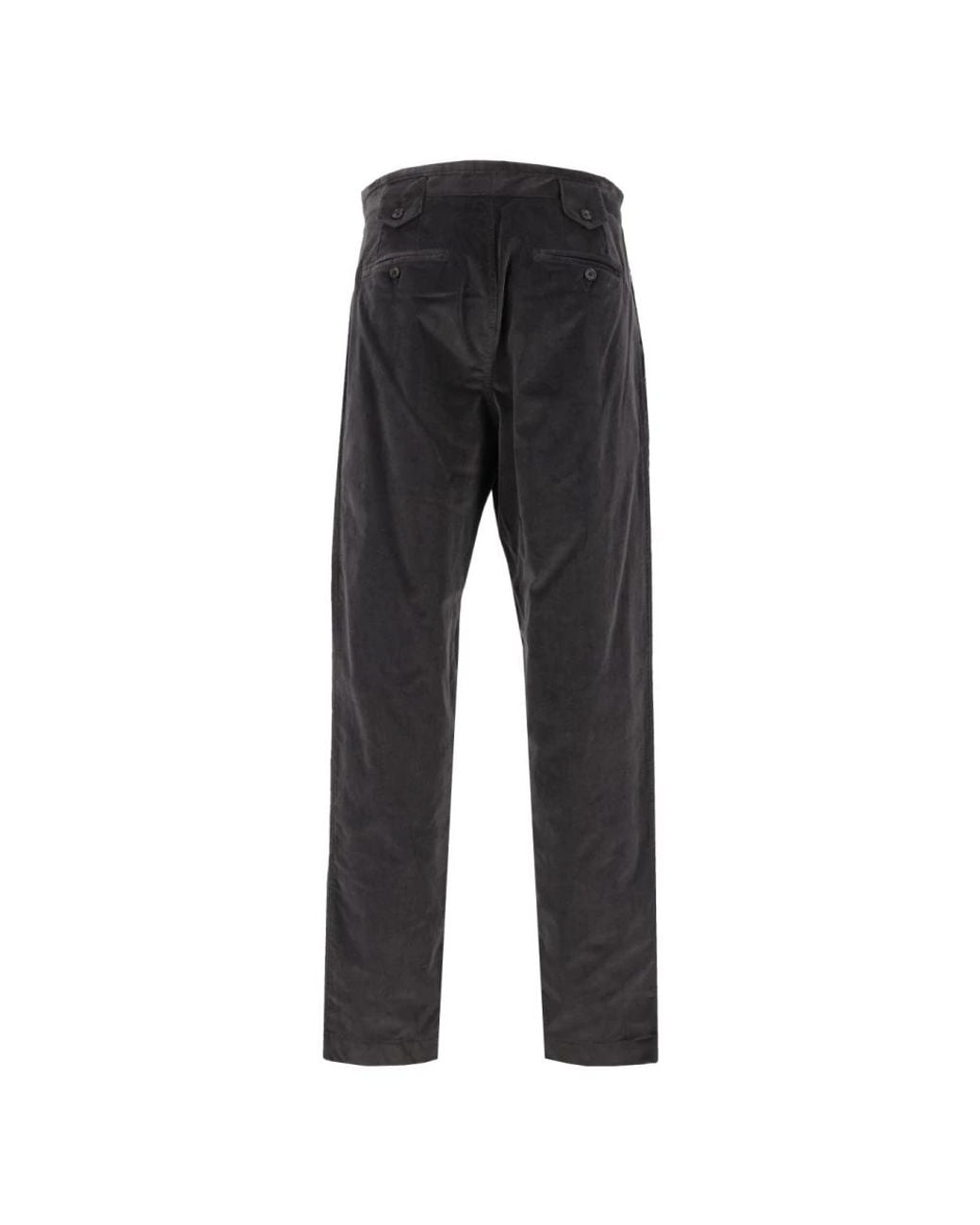 Dolce & Gabbana Black Straight Trousers for men