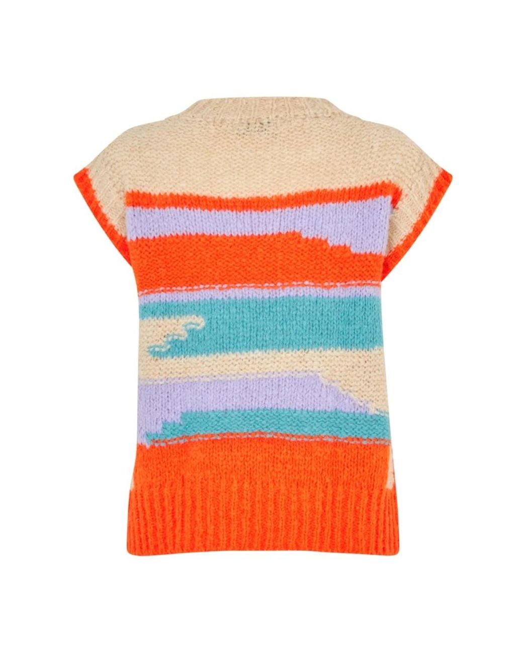 Lolly's Laundry Orange Round-Neck Knitwear