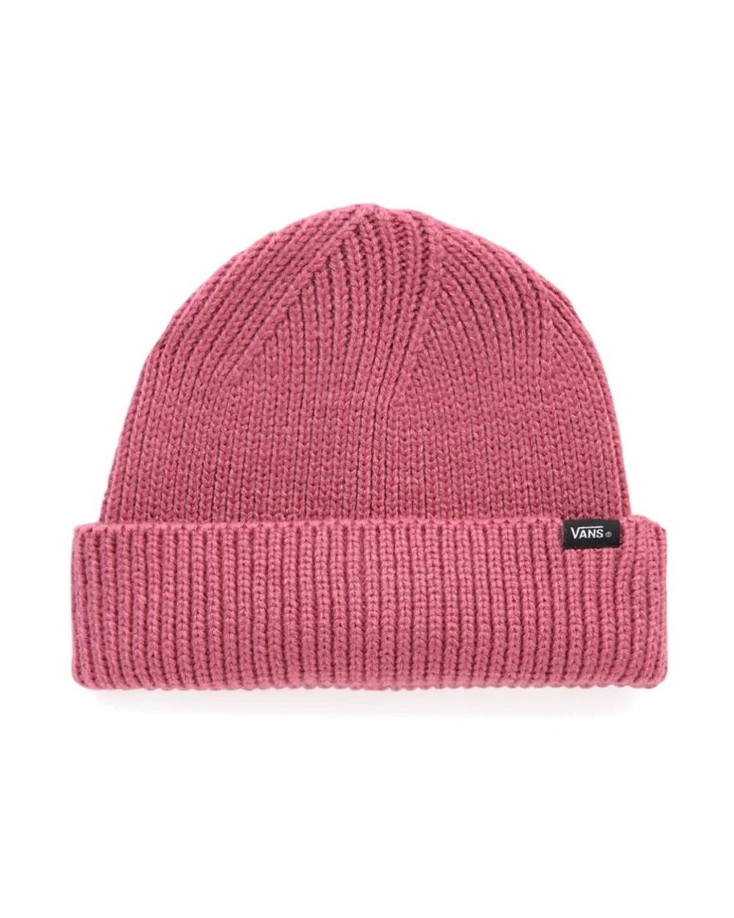 Vans Accessoires ,Roze ,Core Basic Cuff Beanie in het Pink