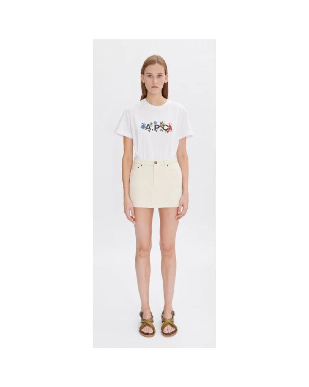 A.P.C. White T-Shirts