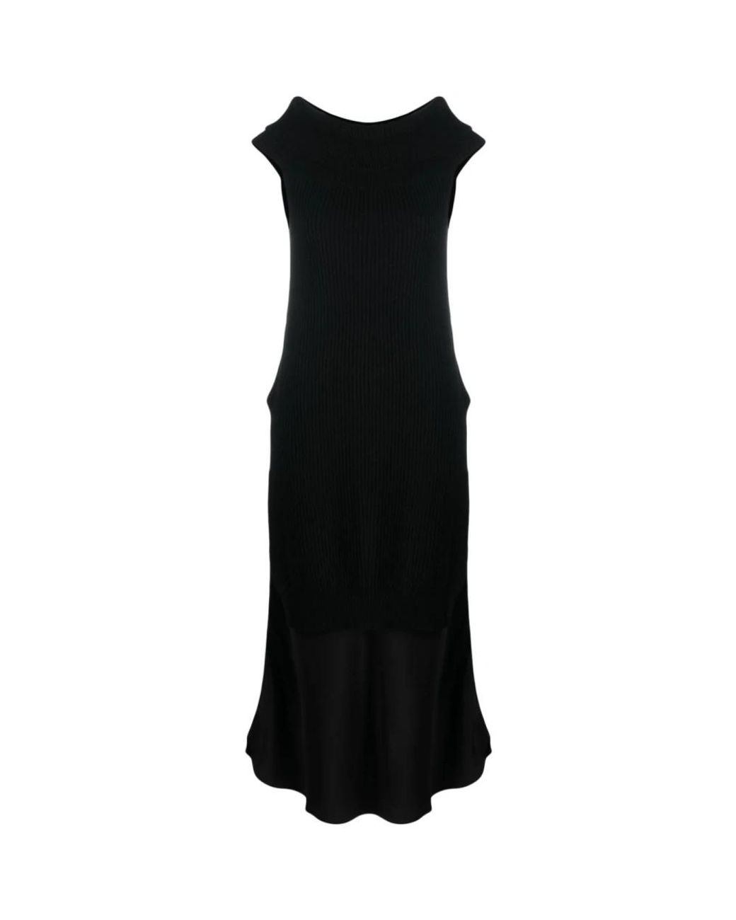 Semicouture Black Maxi Dresses