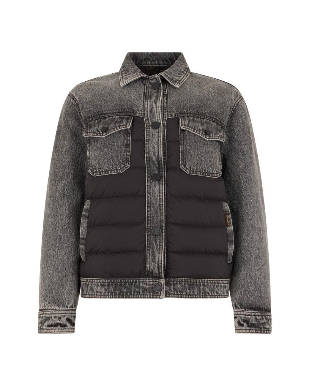 Moorer Gray Denim Jackets