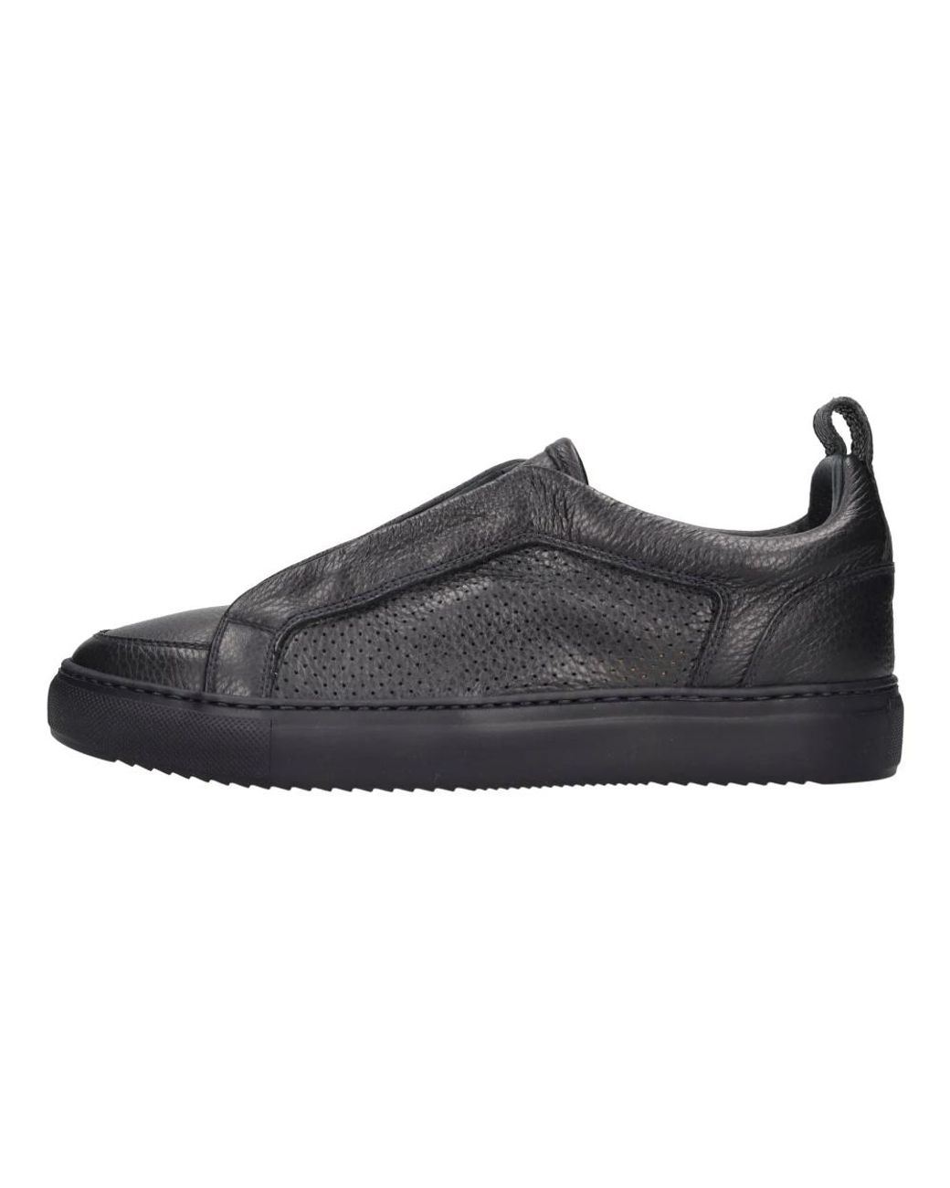Doucal's Schoenen ,Blauw ,Sneakers Blauw in het Black voor heren