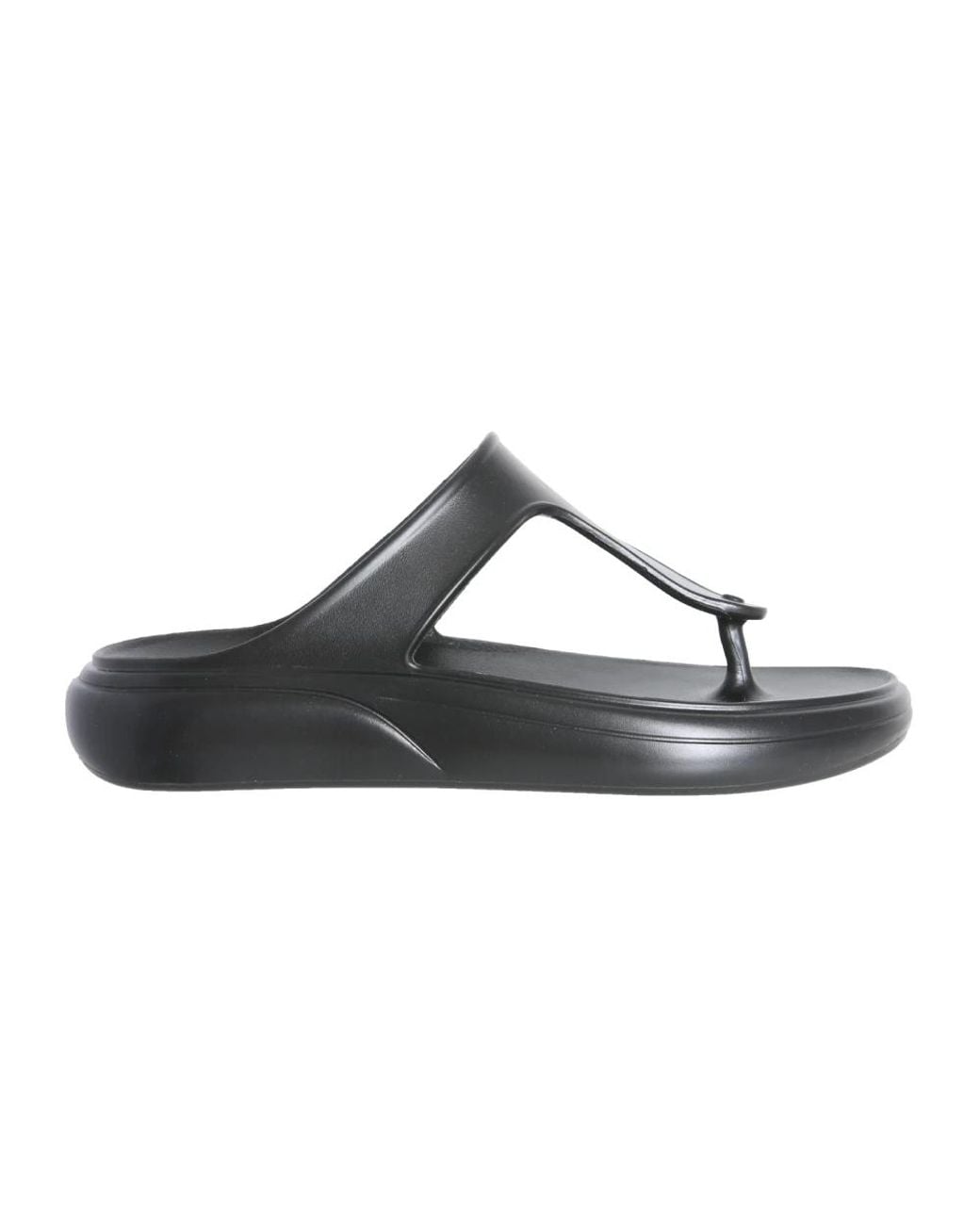 Stuart Weitzman Black Flip Flops