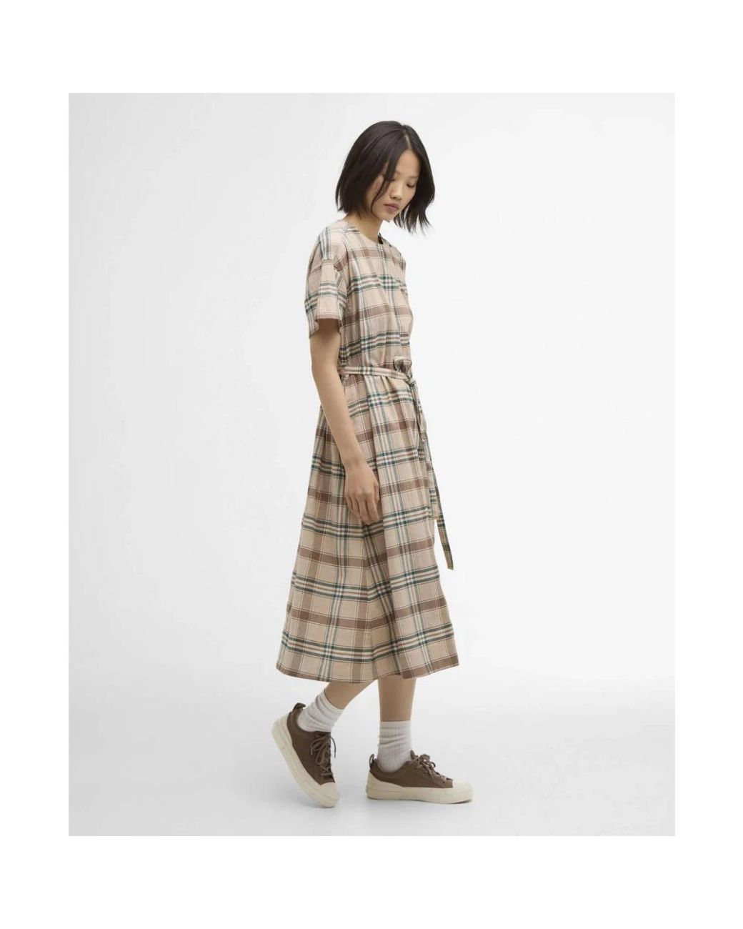 Midi Dresses Barbour de color Metallic
