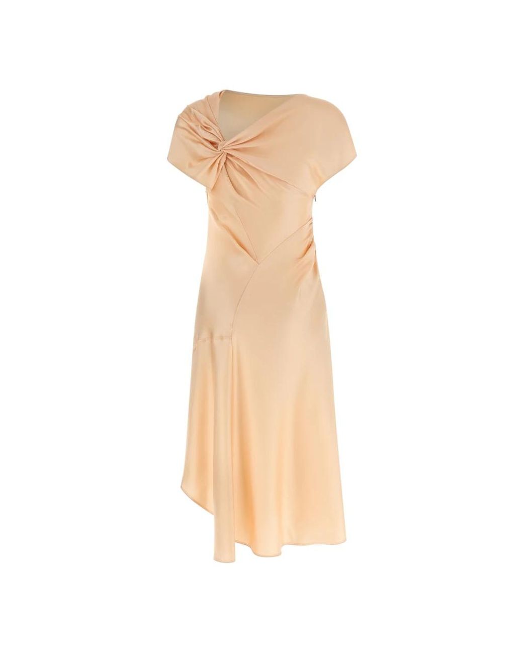 Victoria Beckham Natural Midi Dresses
