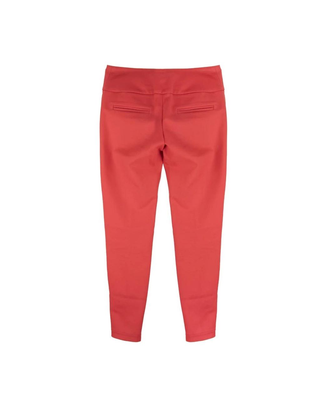 Elisabetta Franchi Red Slim-Fit Trousers