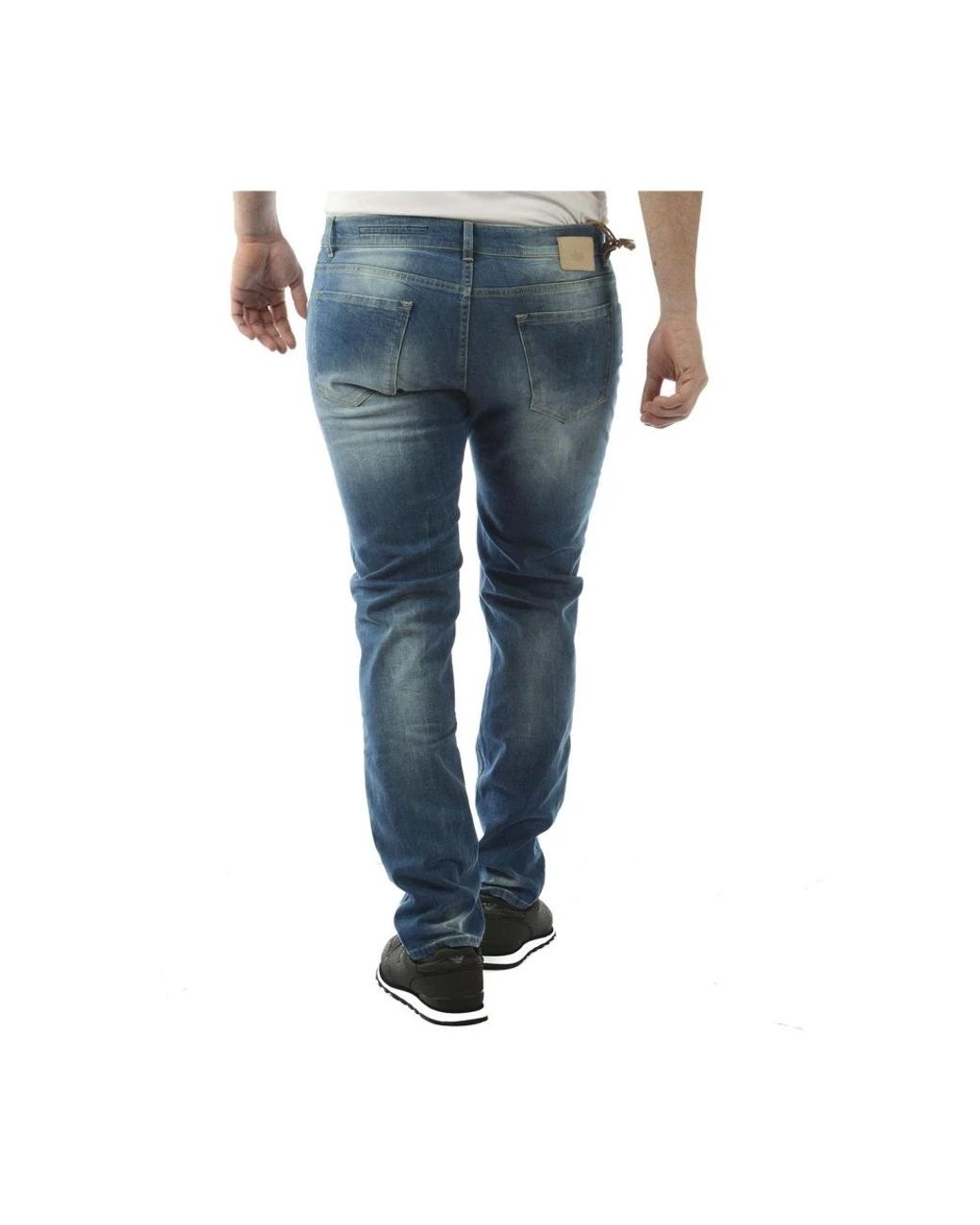 Daniele Alessandrini Blue Slim Fit Jeans for men