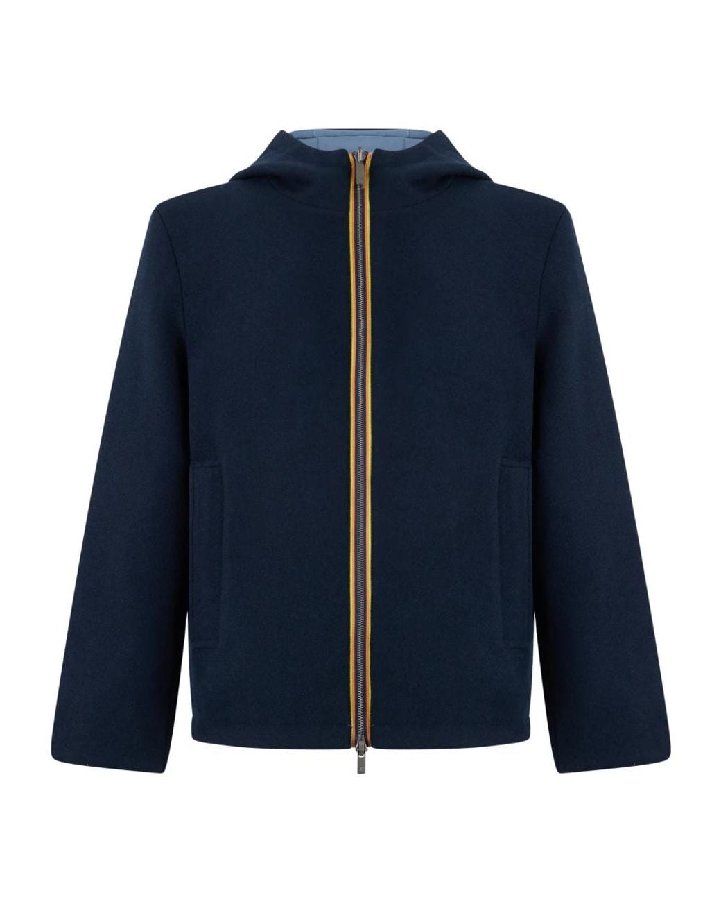 K-Way Blue Zip-Throughs for men