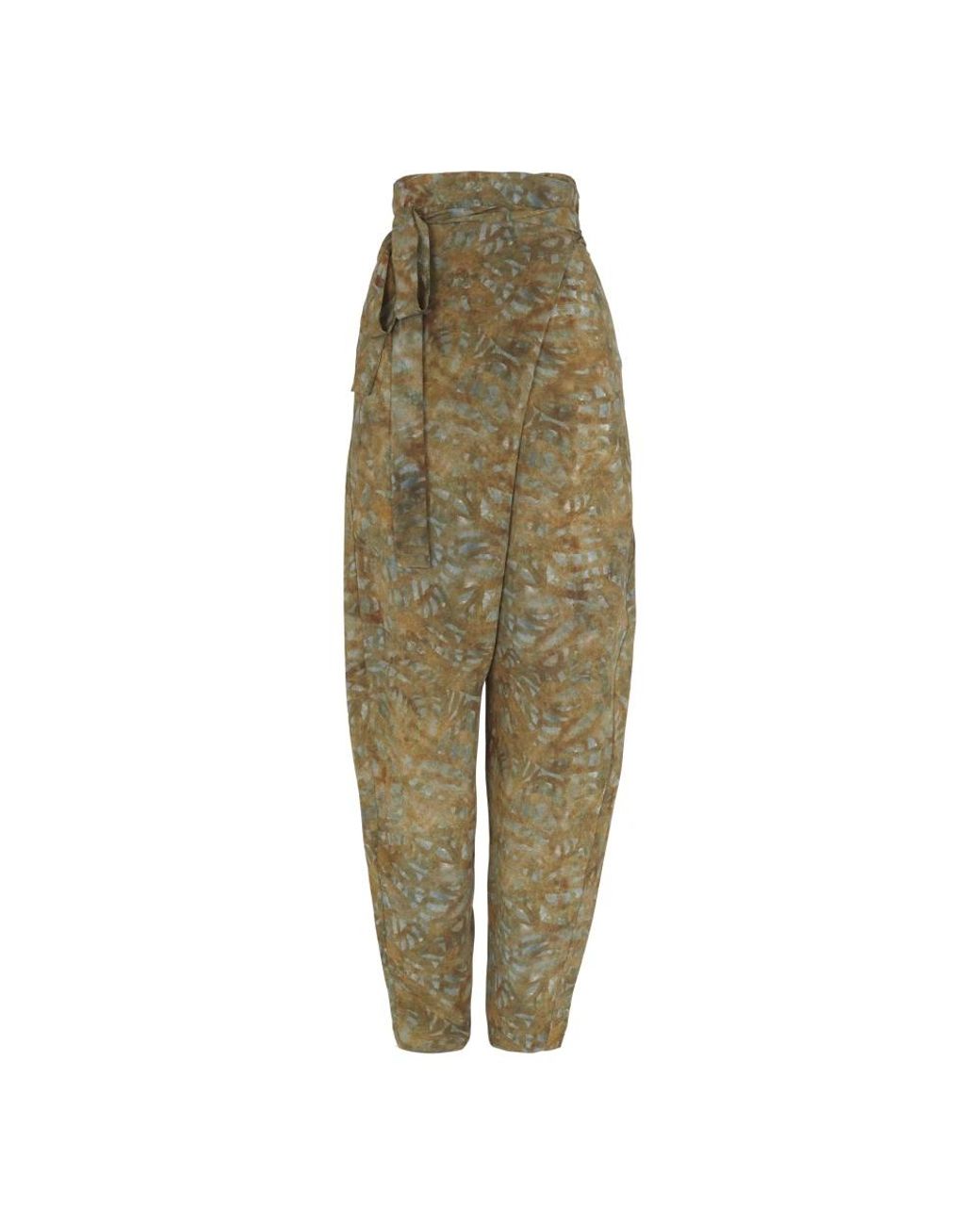 Cortana Green Tapered Trousers