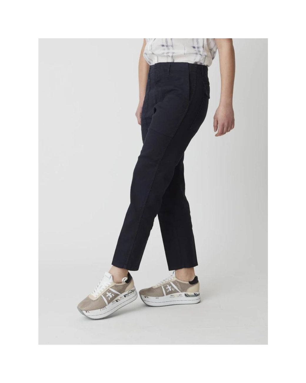 Dondup Blue Tapered Trousers