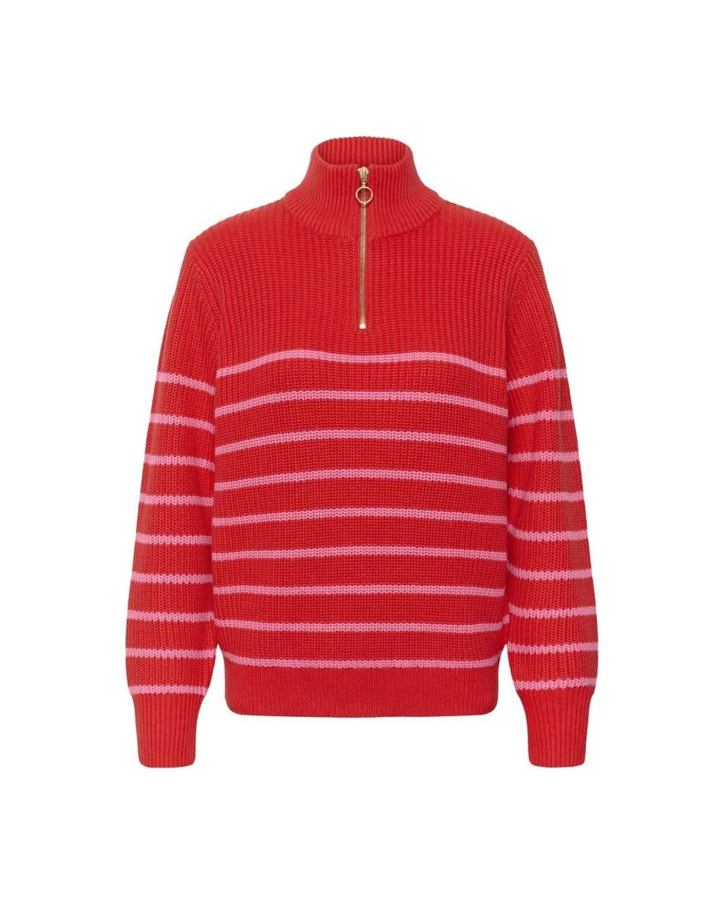 Kaffe Red Rollkragenpullover