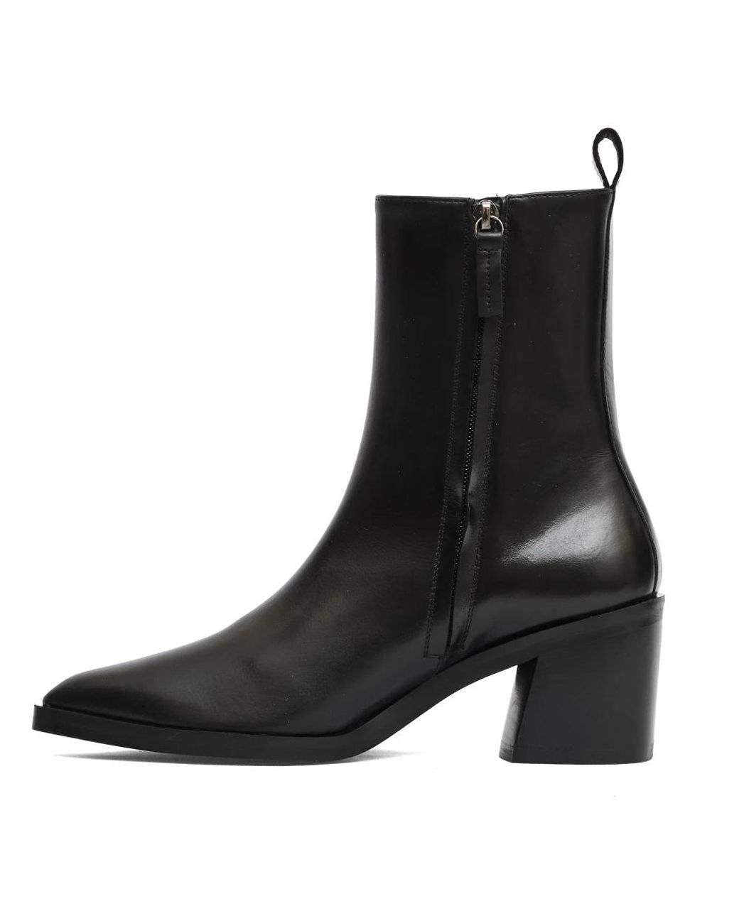 Poeve Black Heeled Boots