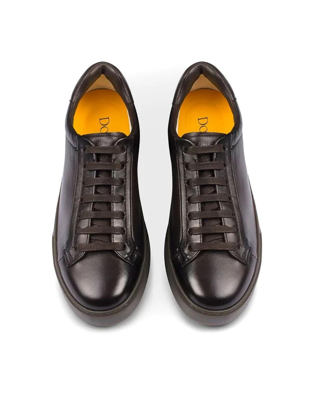 Doucal's Ledersneaker in Brown für Herren