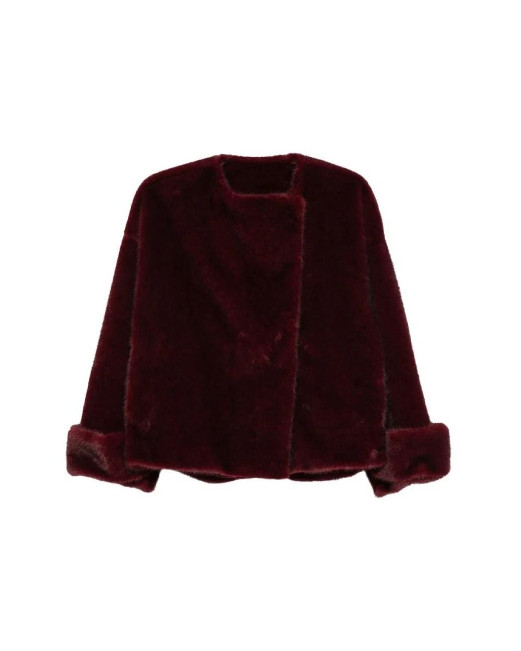 Antonelli Purple Faux Fur & Shearling Jackets