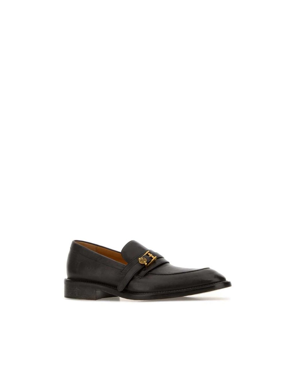 Loafers Versace pour homme en coloris Black
