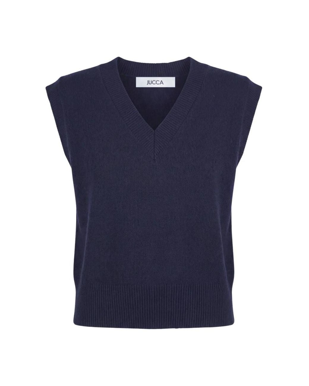Jucca Blue V-Neck Knitwear