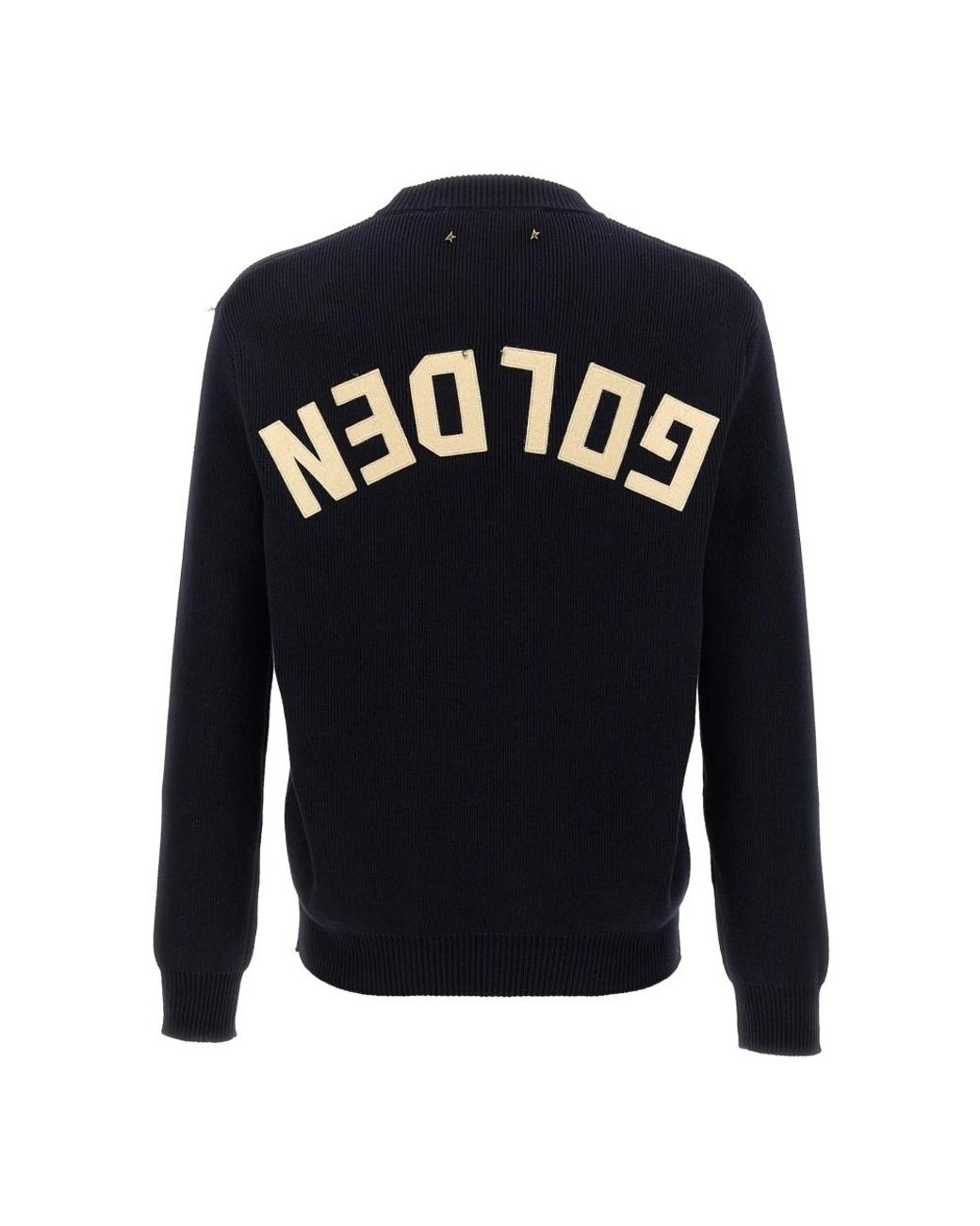 Golden Goose Deluxe Brand Blue Round-Neck Knitwear for men