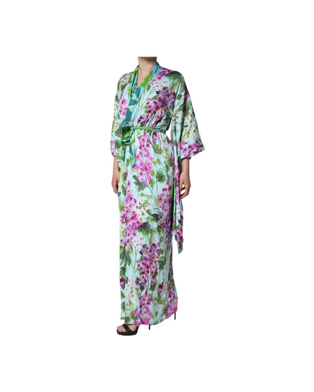 Dolce & Gabbana Green Wrap Dresses