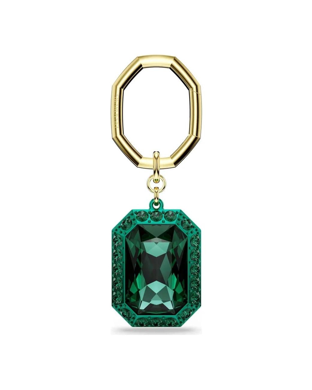 Swarovski Green Keychains