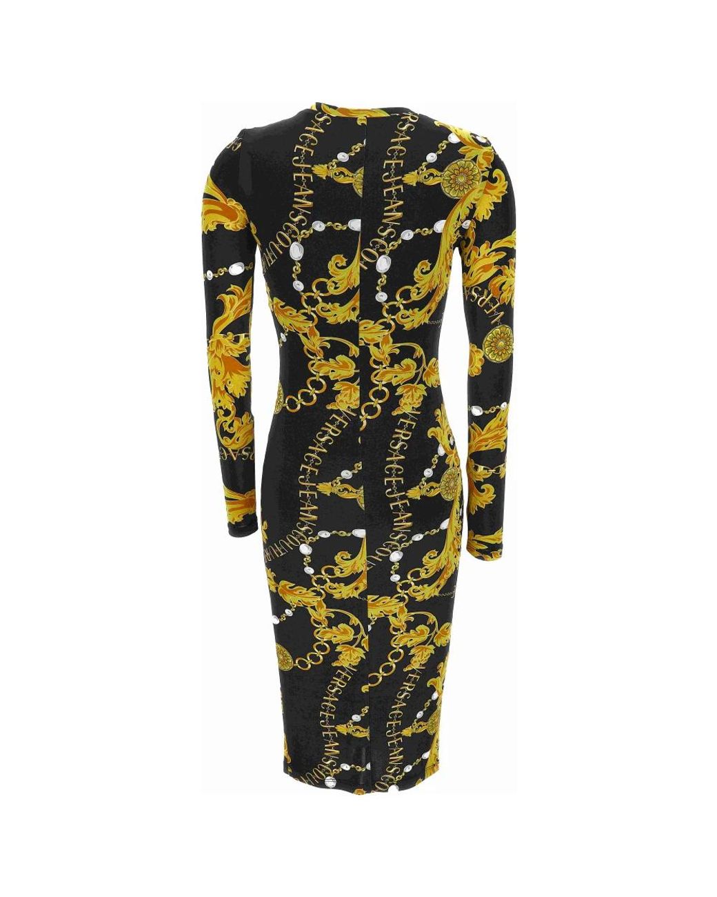 Versace Jeans Couture Black Midi Dresses