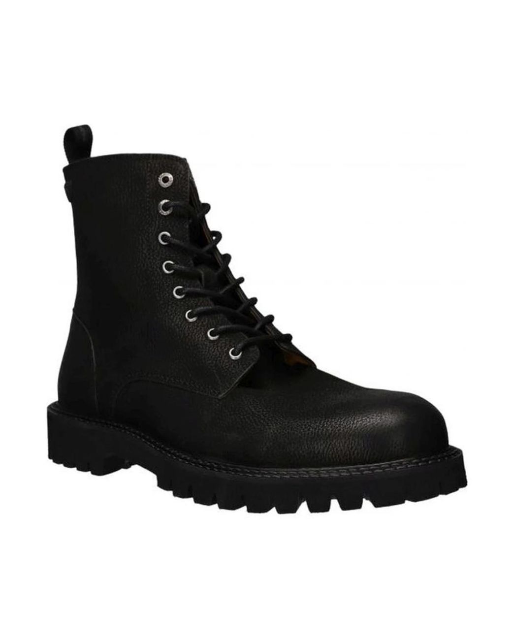 Salamander Black Lace-Up Boots for men