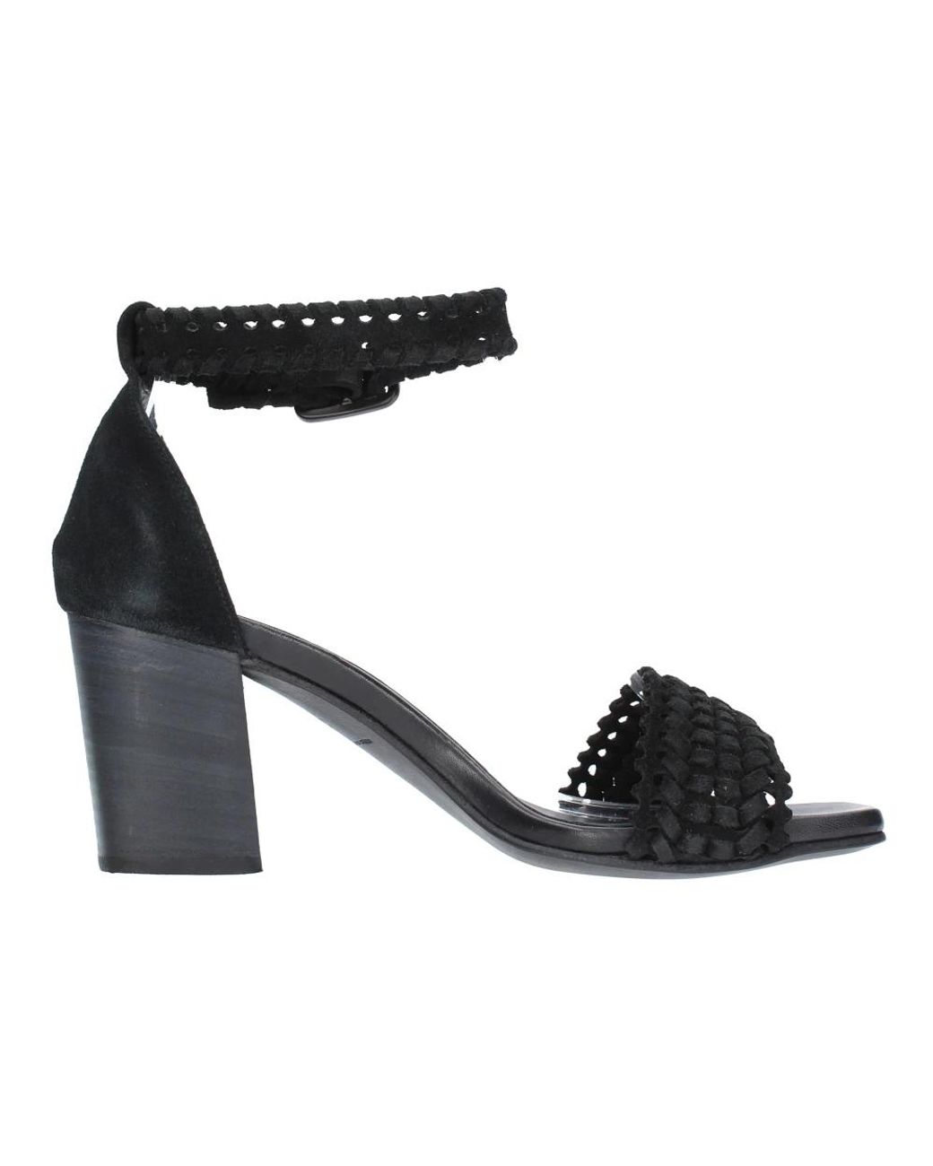Pantanetti Black High Heel Sandals