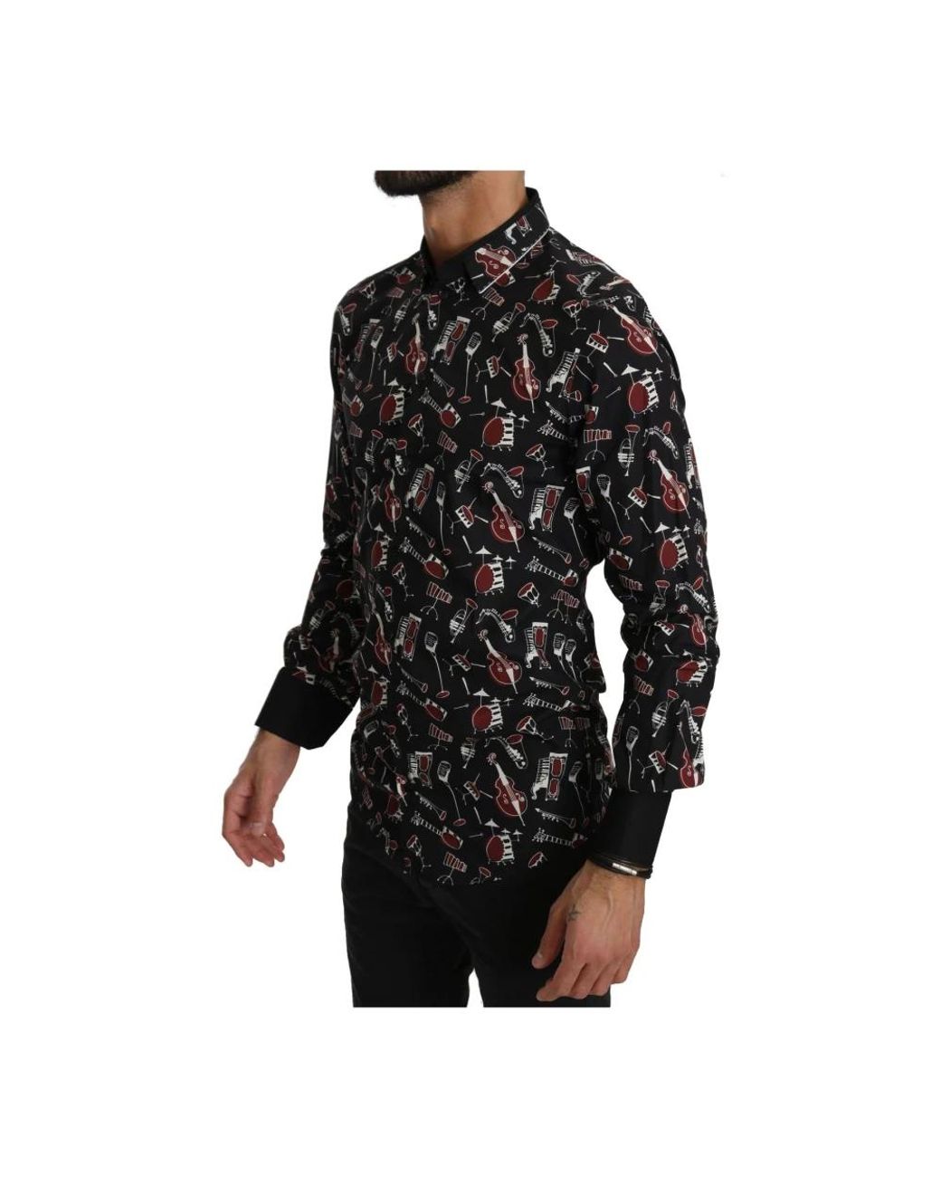 Dolce & Gabbana Black Casual Shirts for men