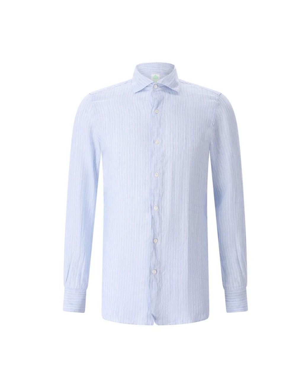 Finamore 1925 Blue Formal Shirts for men