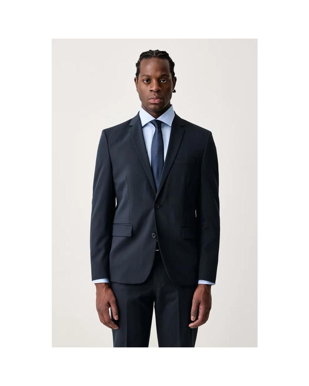 Single Breasted Suits Lindbergh de hombre de color Blue