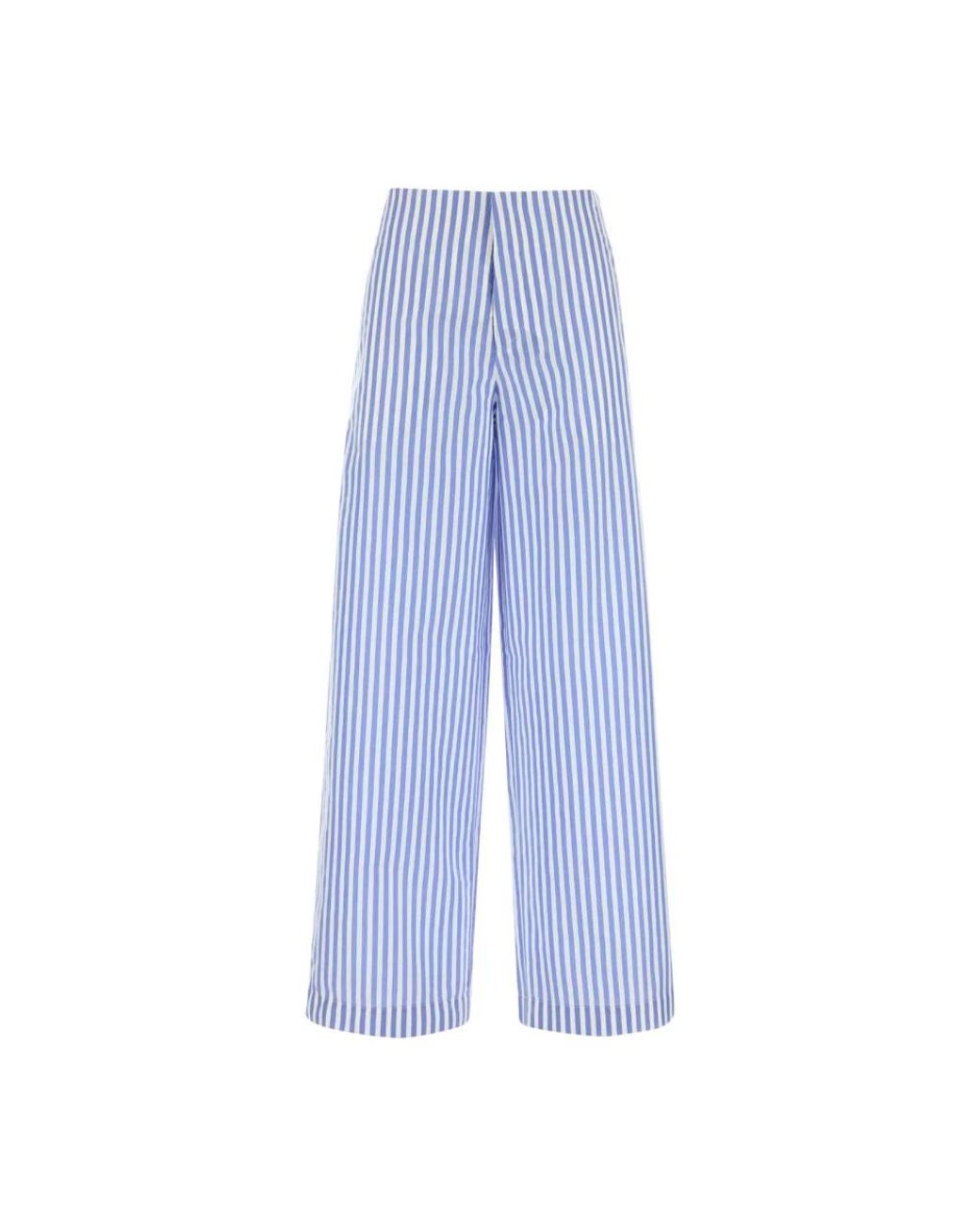 Philosophy Di Lorenzo Serafini Blue Wide Trousers