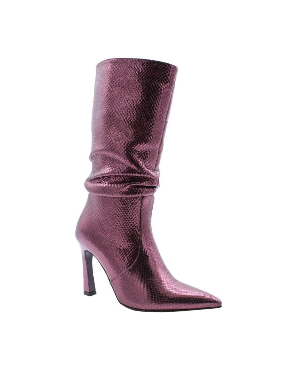 Rotta Purple Heeled Boots