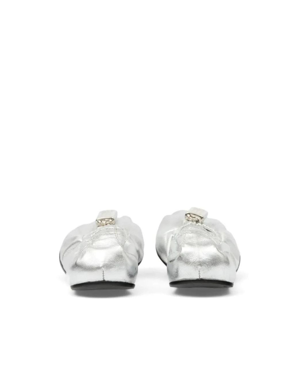MM6 by Maison Margiela White Ballerina Shoes