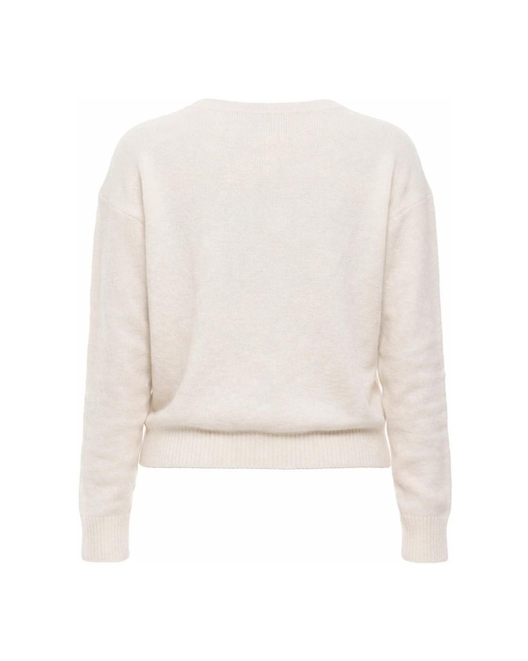Transit White V-Neck Knitwear