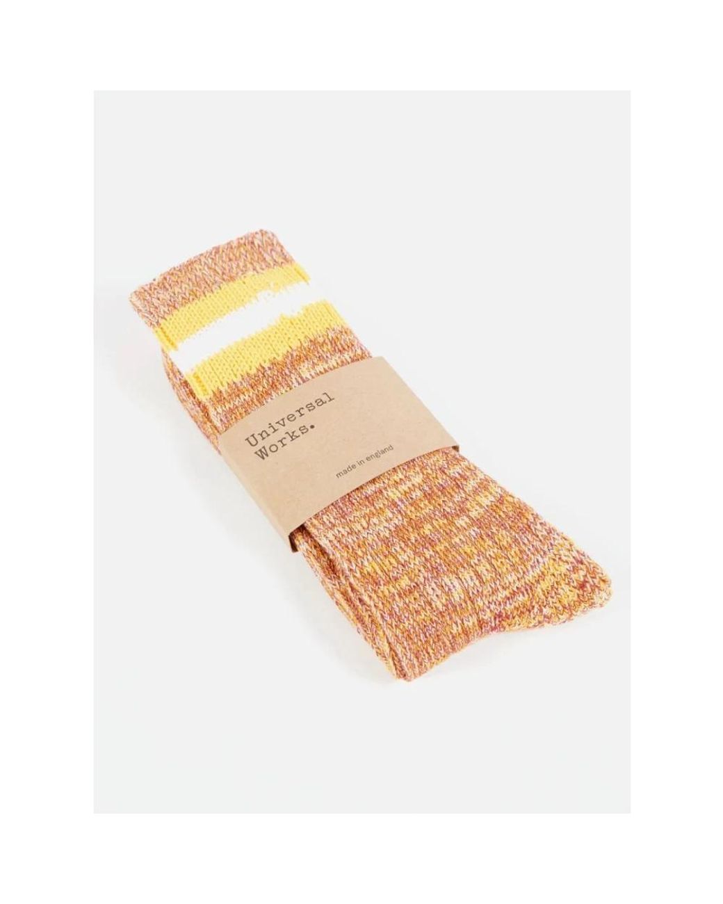 Socks di Universal Works in White da Uomo