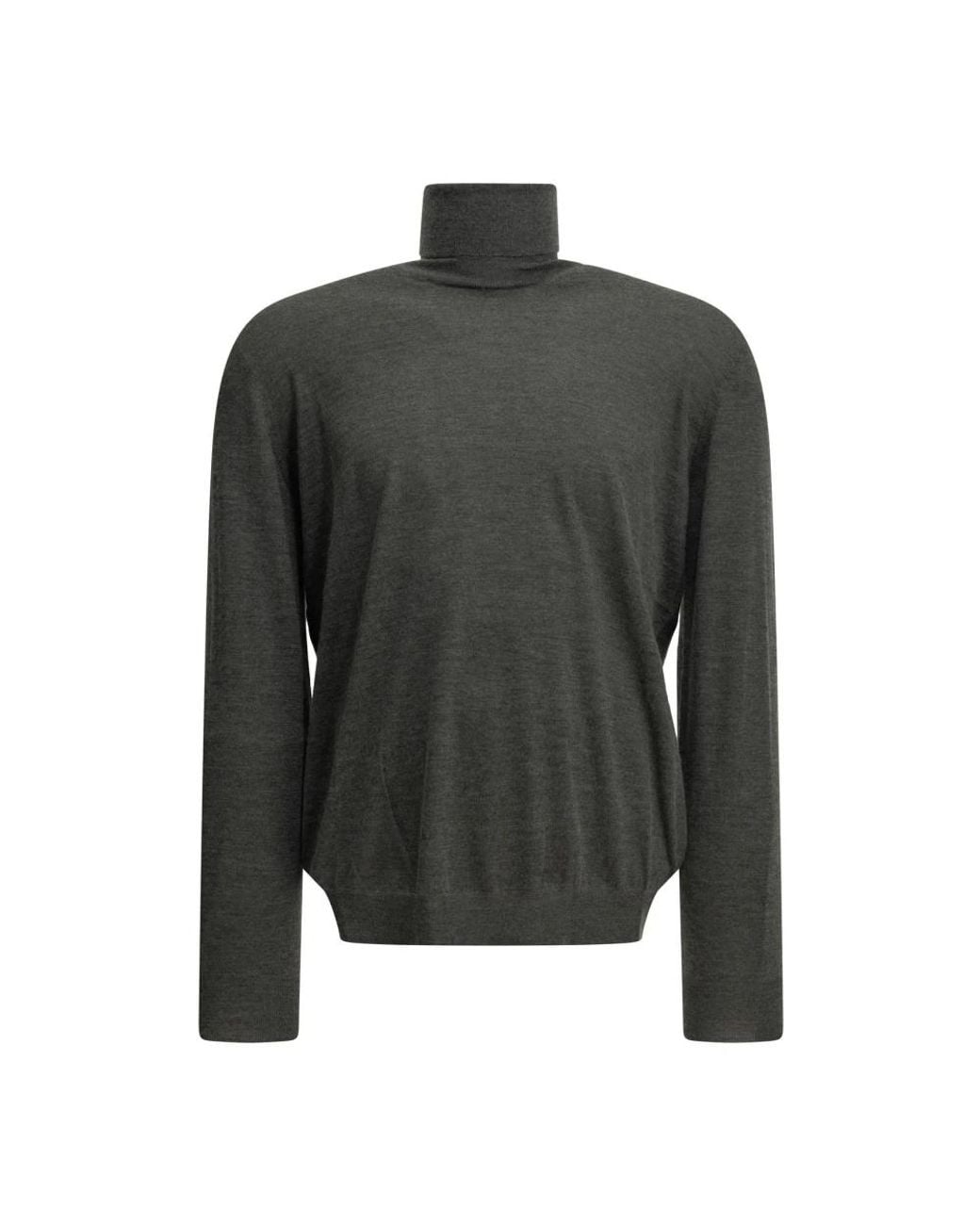 Brunello Cucinelli Gray Cashmere Knitwear for men
