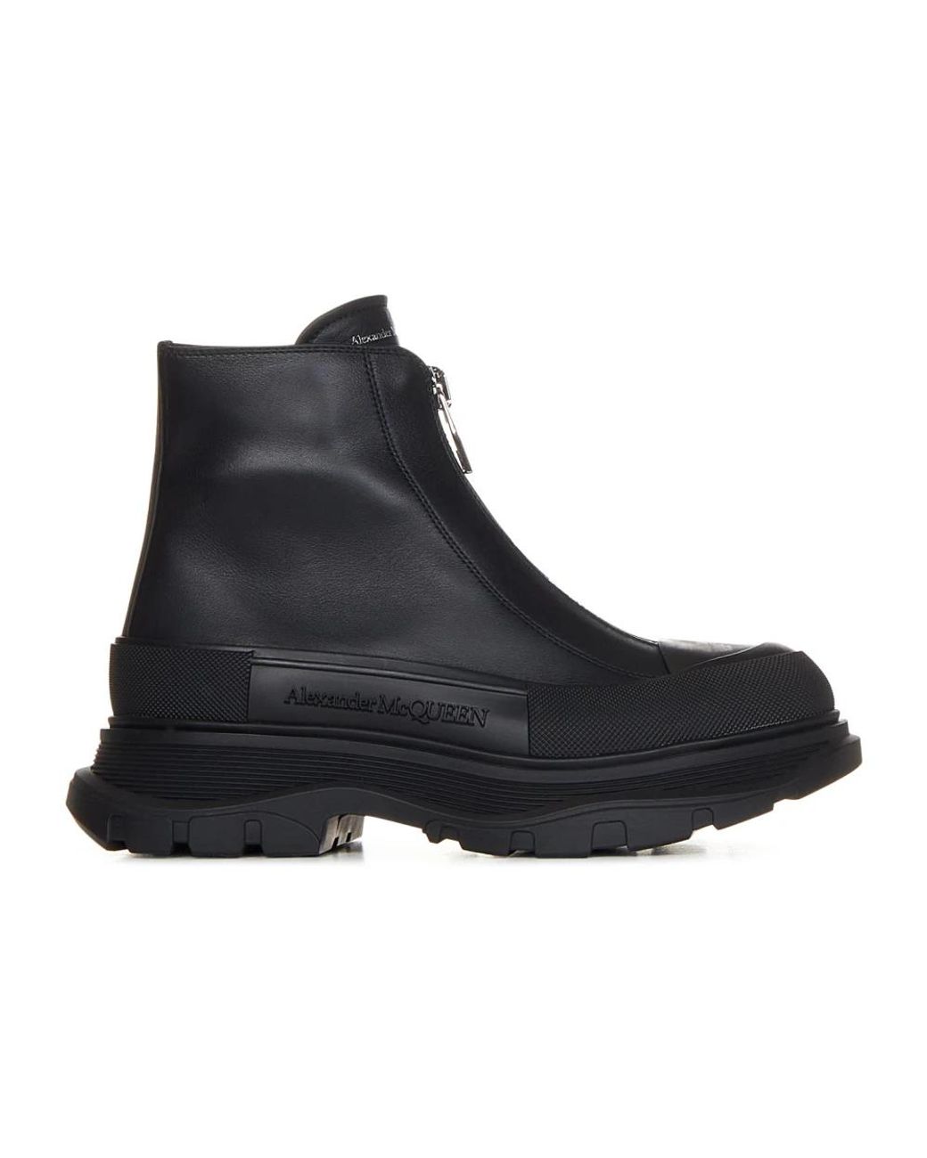McQueen Black Ankle Boots