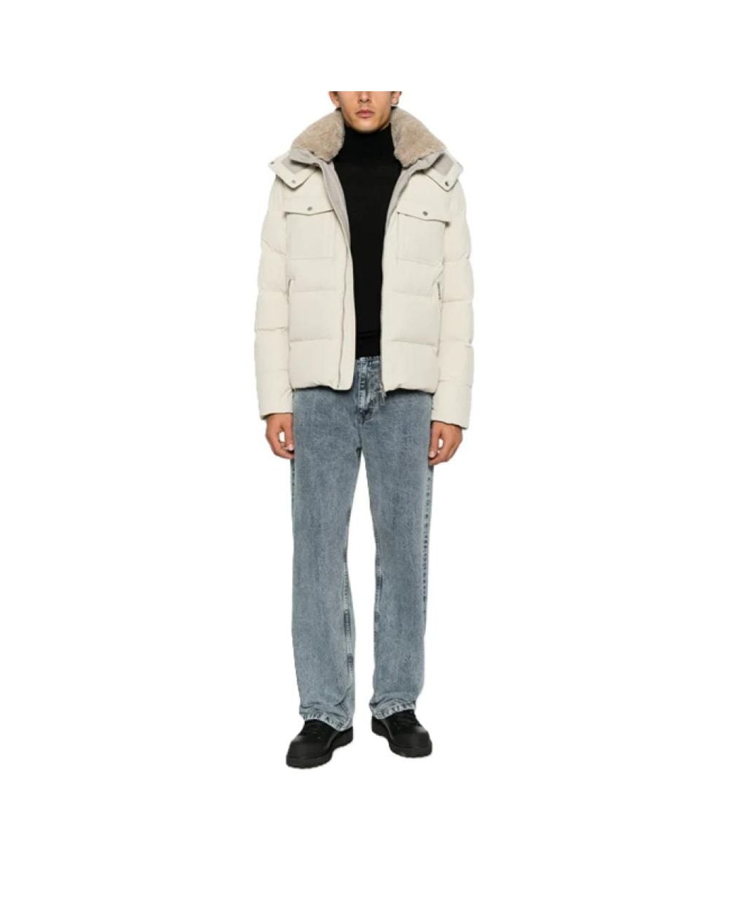 Winter Jackets Moorer de hombre de color Natural
