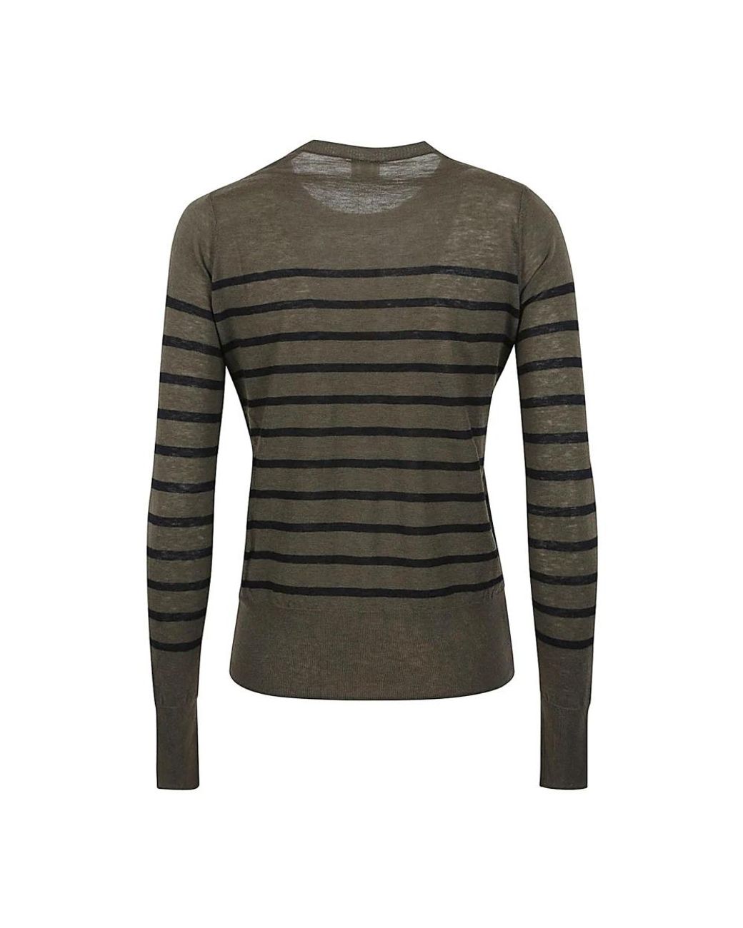 C.T.Plage Green Round-Neck Knitwear