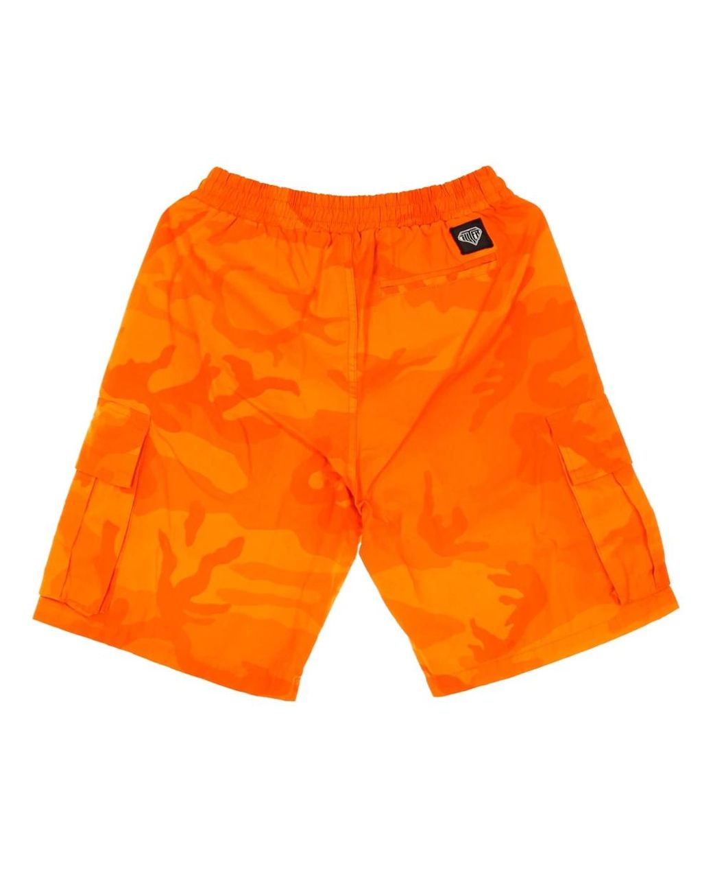 Iuter Orange Casual Shorts for men