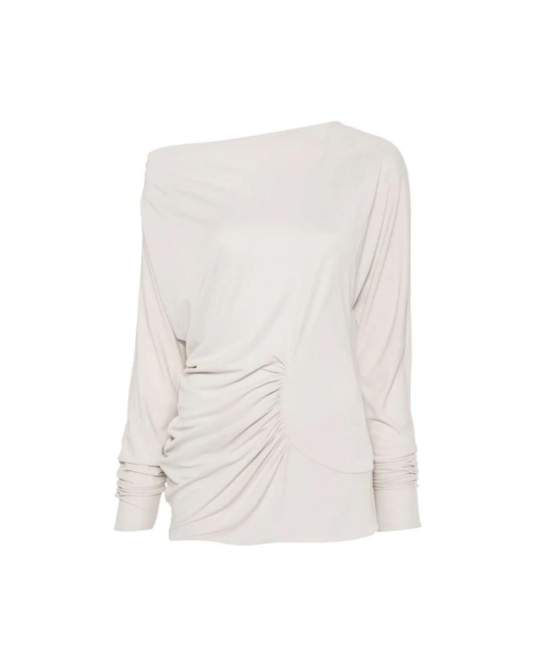 Khaite White Long Sleeve T-Shirts
